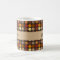 Brown polka dot pattern
