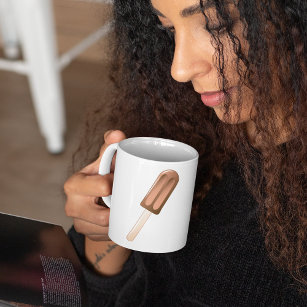 Brown Popsicle On A Stick Coffee Mug