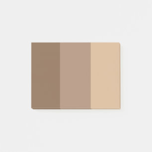 brown post-it notes