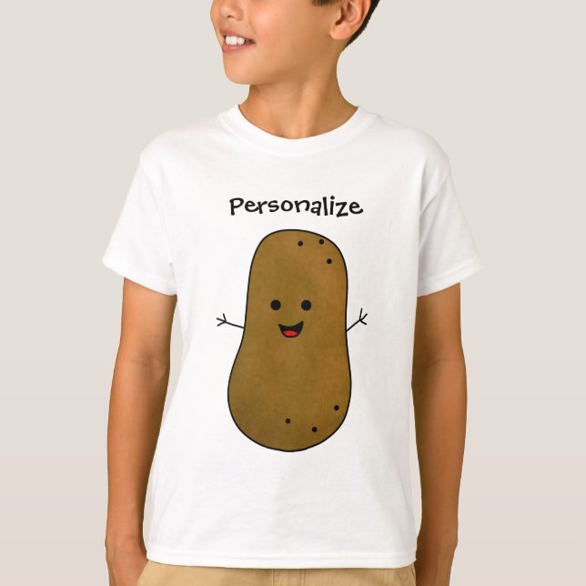 Brown Potato Personalised T-Shirt (Front)