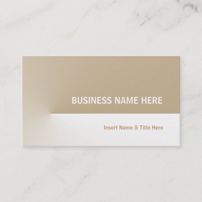 Brown Pro Business Card (Front)