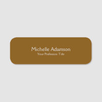 Brown Professional Plain Modern