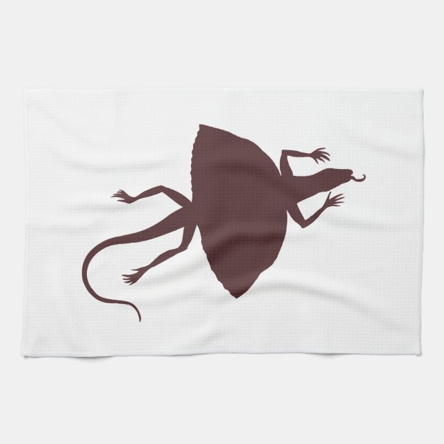 Brown reptile tea towel (Horizontal)
