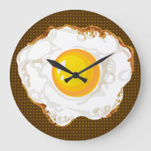 Brown Retro Style Fried Egg Food Kitchen Decor