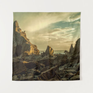 BROWN ROCK FORMATION TAPESTRY