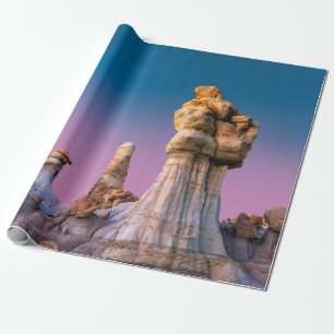 BROWN ROCK FORMATION WRAPPING PAPER