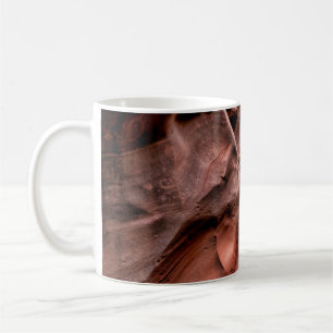 Brown rock formations coffee mug