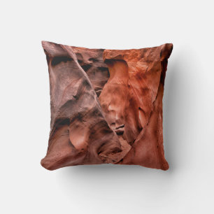 Brown rock formations cushion