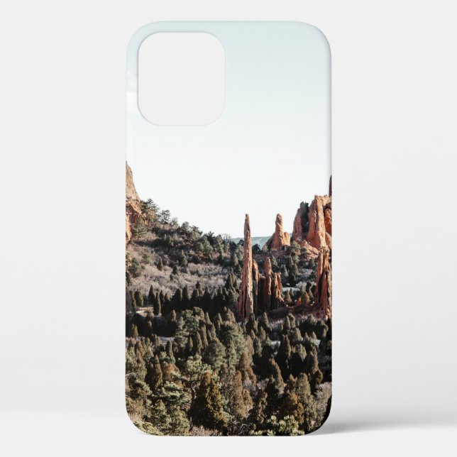 BROWN ROCKY MOUNTAIN DURING DAYTIME Case-Mate iPhone CASE (Back)