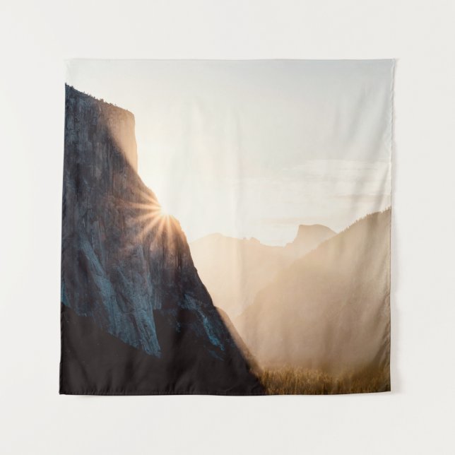 BROWN ROCKY MOUNTAIN DURING DAYTIME TAPESTRY (Front)