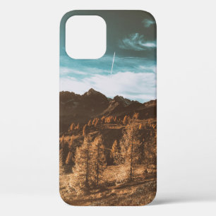 BROWN ROCKY MOUNTAIN UNDER BLUE SKY DURING DAYTIME iPhone 12 CASE