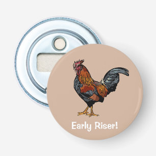 Brown Rooster Bottle Opener
