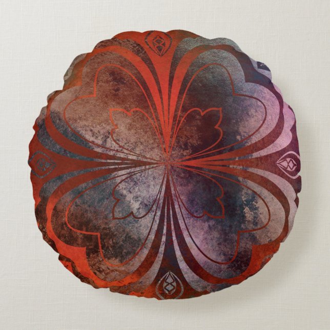 brown round cushion (Front)