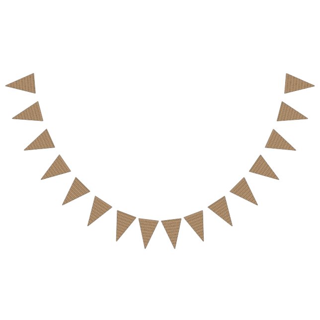 Brown rug featuring a detailed motif pattern with  bunting  (All)
