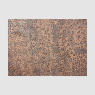 Brown Rusted Metal Corrosion Pattern 2 Tissue Paper