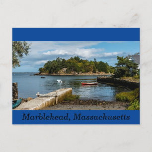 Brown’s Island, Marblehead, Massachusetts. Holiday Postcard