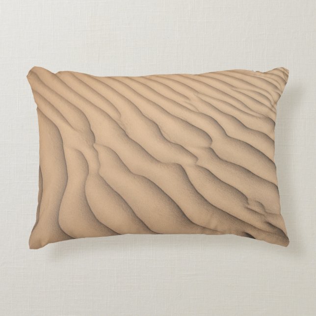 Brown sand decorative cushion (Front)