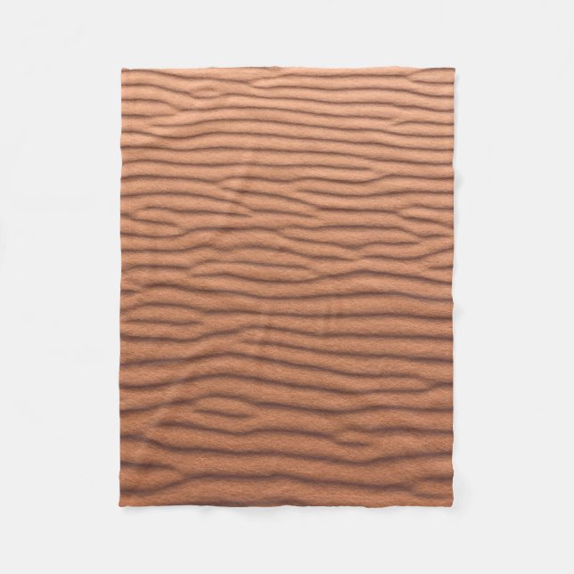 Brown sand fleece blanket (Front)