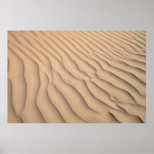 Brown sand poster