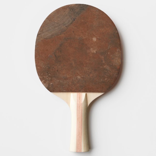 Brown Sand Stone Simple  Ping Pong Paddle (Front)