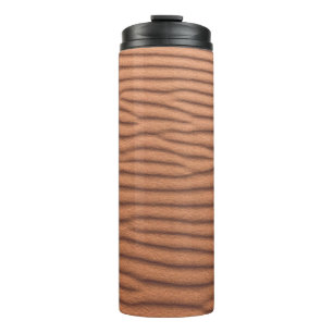 Brown sand thermal tumbler