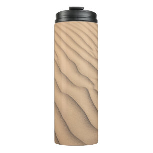 Brown sand thermal tumbler