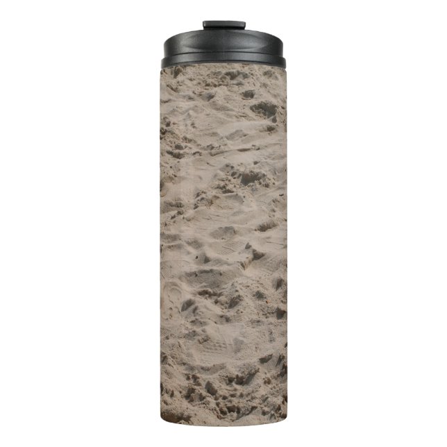 Brown sand thermal tumbler (Front)
