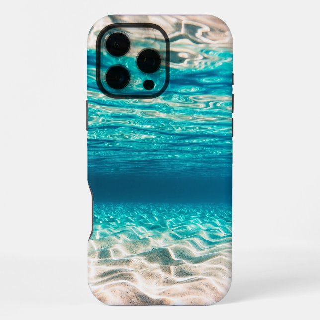 Brown Sand Under the Sea iPhone Case (Back)