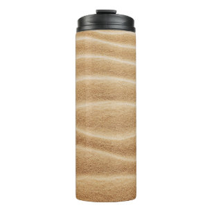 BROWN SAND WITH SHADOW OF PERSON THERMAL TUMBLER