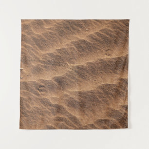 Brown sand with water during daytime tapestry