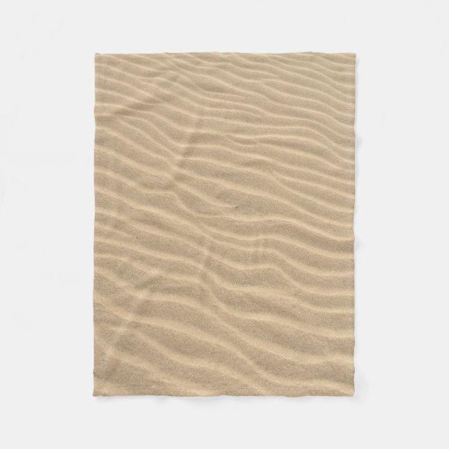 Brown sands fleece blanket (Front)