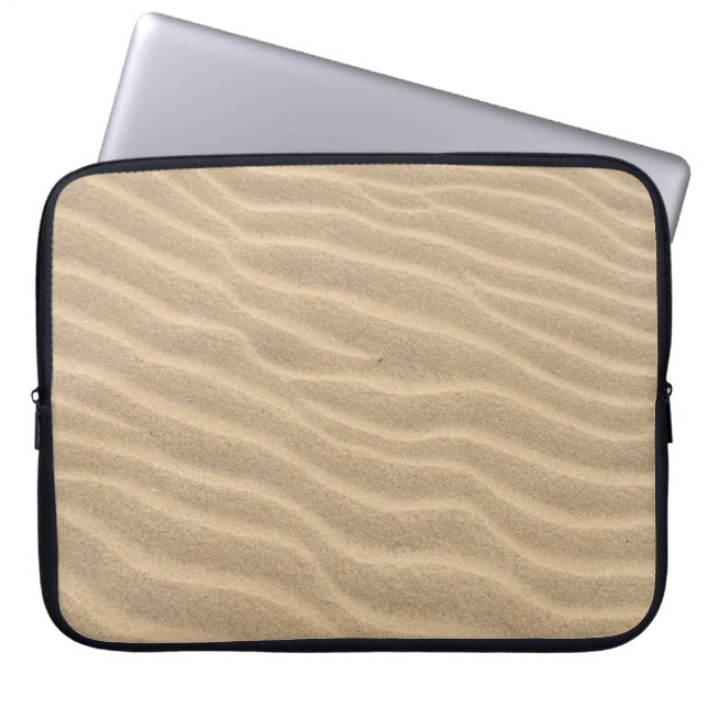 Brown sands laptop sleeve (Front)