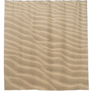 Brown sands shower curtain