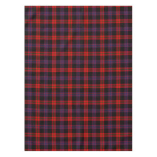 Brown Scottish Clan Tartan Pattern Tablecloth