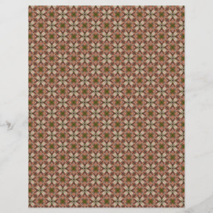 Brown Scrapbook Paper Sheet