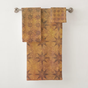 Brown Shades For Rustic Natural Beauty Bath Towel Set