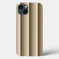 Brown shadow stripes Case-Mate iPhone case