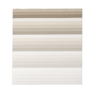 Brown shadow stripes notepad