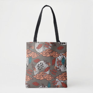 Brown Shell Pattern Women's Tote Bag