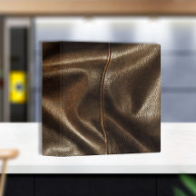 Brown Shiny Faux Leather