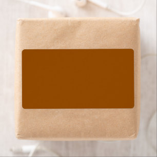Brown Shipping Label