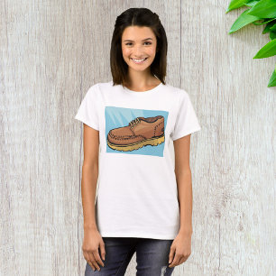 Brown Shoe Footwear T-Shirt