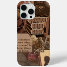 Brown Skin Girl iPhone 15 Pro Max Case – Inspirati