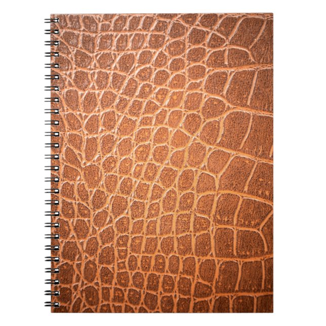 Brown skin leather texture backgroundskin,abstract notebook (Front)