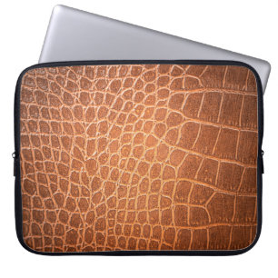Brown skin leather texture use for background laptop sleeve