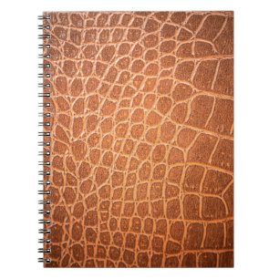 Brown skin leather texture use for background notebook