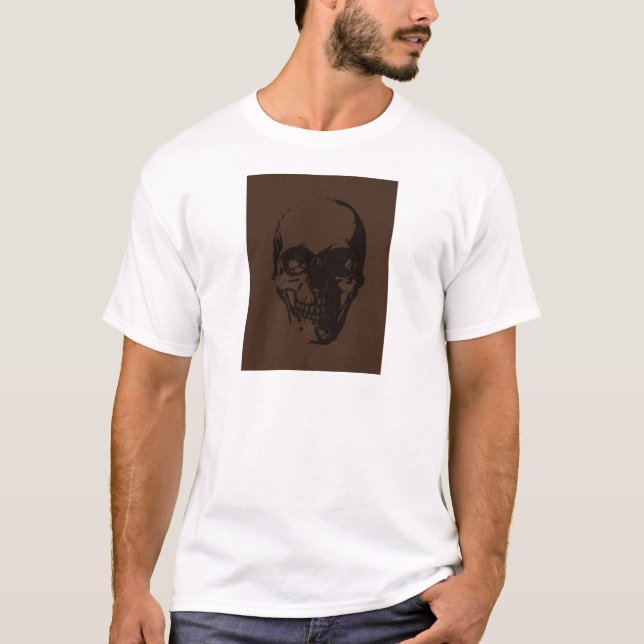Brown Skull T-Shirt (Front)
