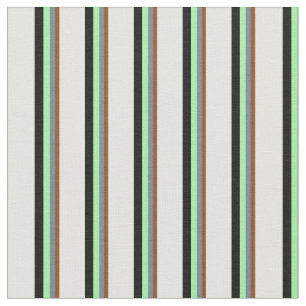 Brown, Slate Grey, Green, Black & Light Yellow Fabric