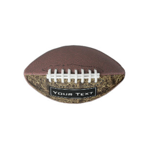 Brown Snake print Football