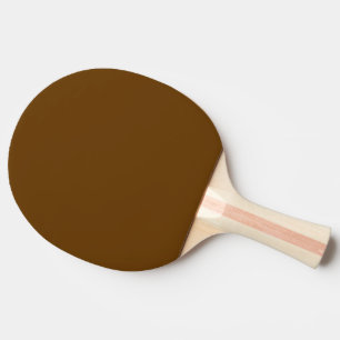 Brown (solid colour) ping pong paddle